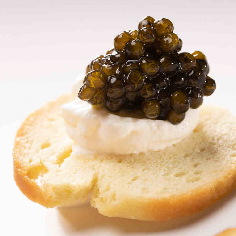 Juego de regalo de caviar de esturión, 2 x 50g