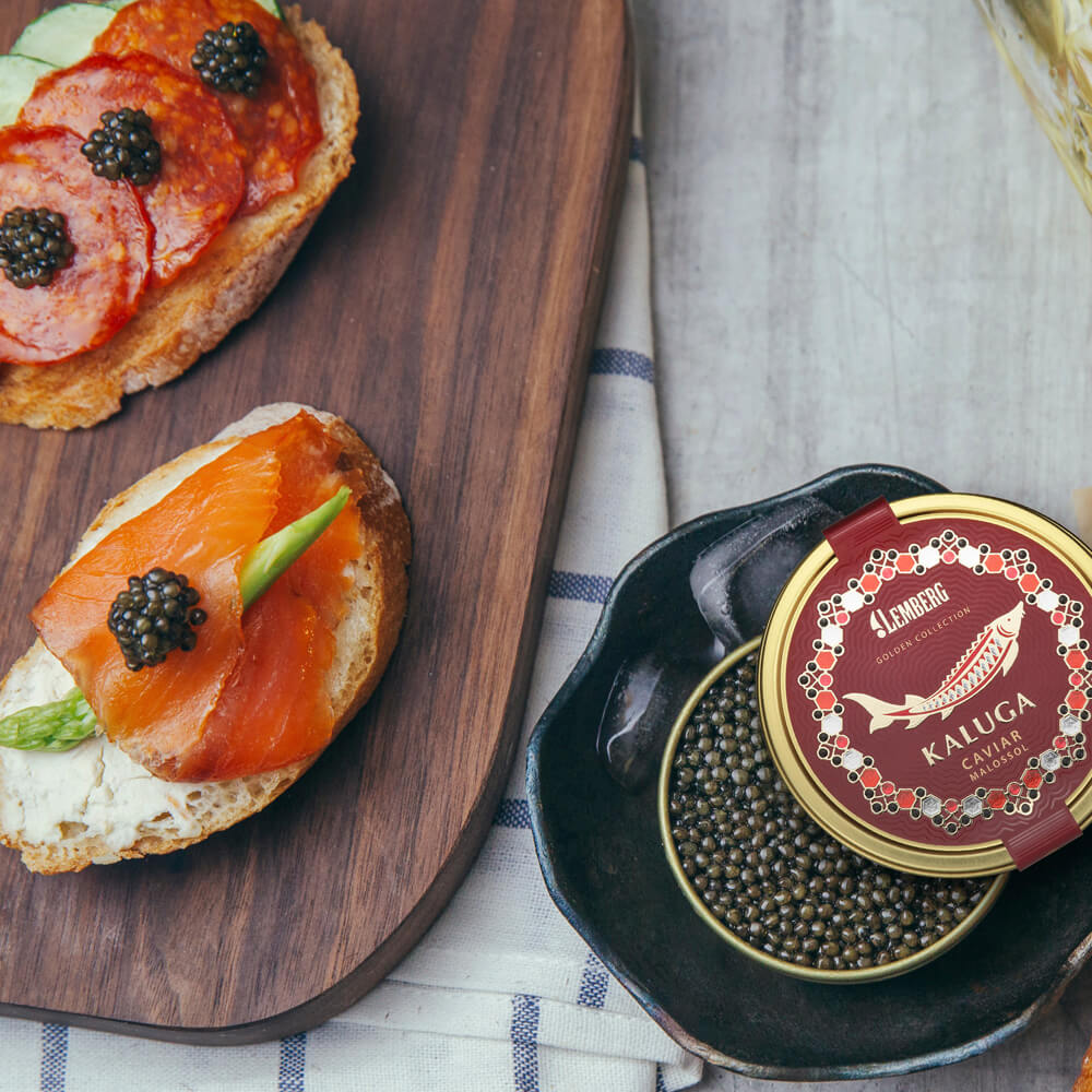 Sturgeon Caviar KALUGA, 100g