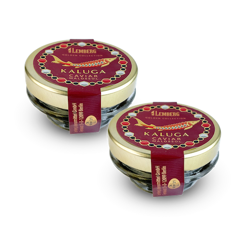 Caviar de esturión KALUGA, 2 x 30g