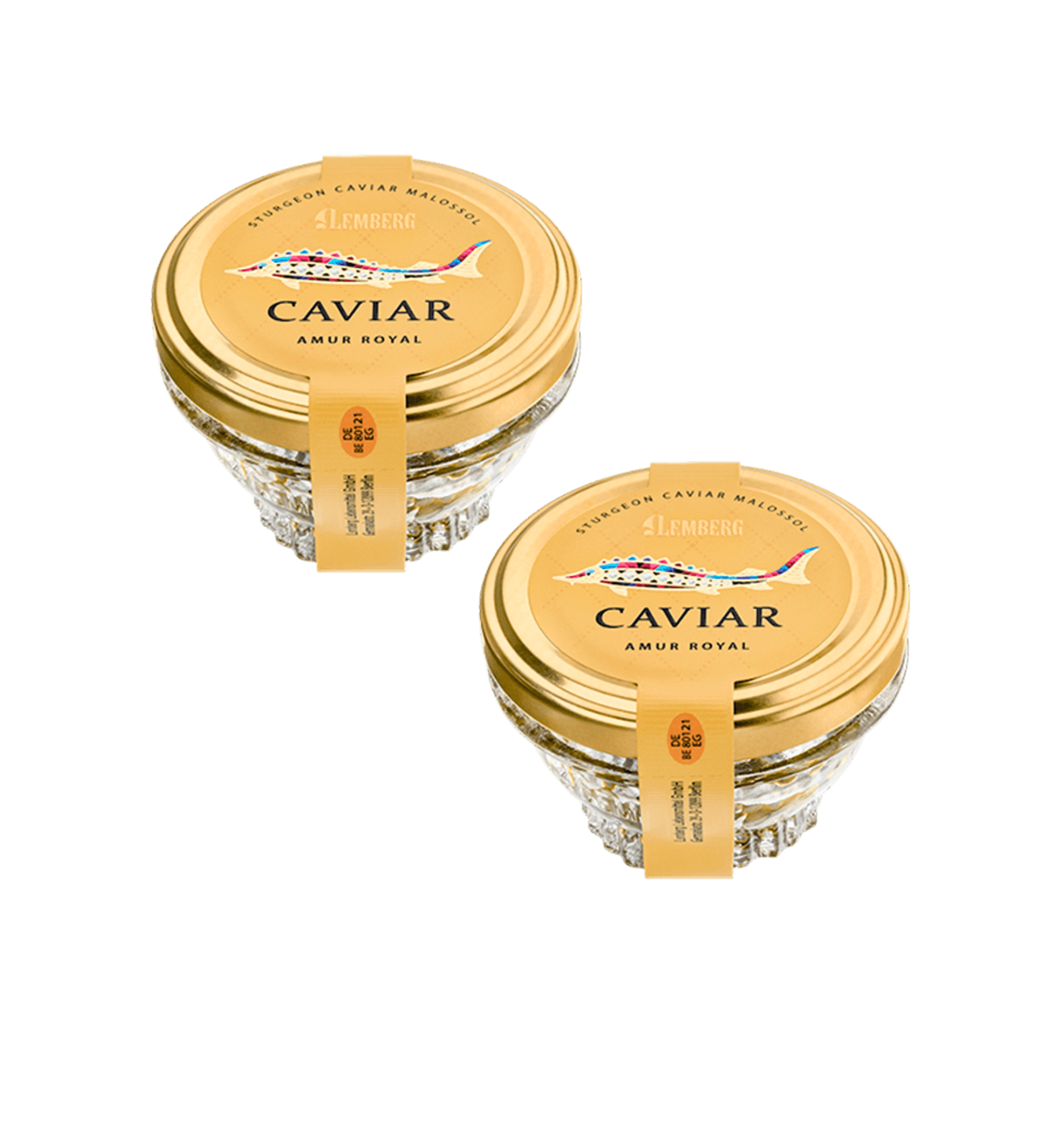 Сaviar de esturión Amur Royal, 2 x 50g