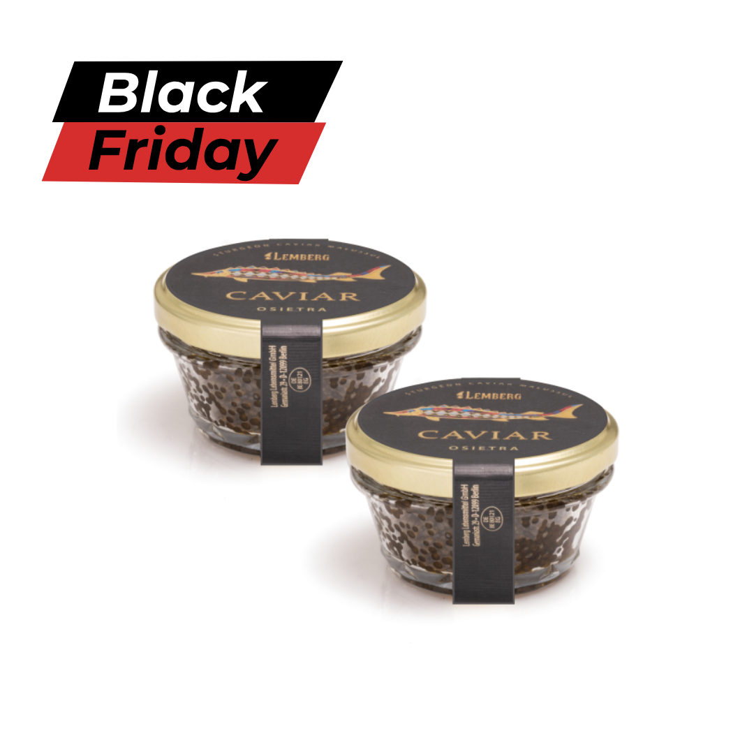 Сaviar de esturión Osietra, 2x100g