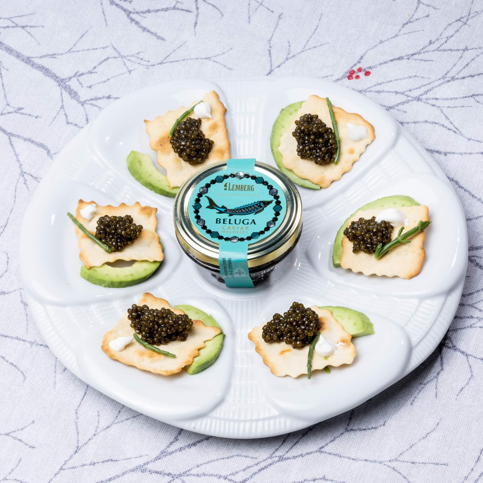 Beluga caviar, 2 + 1 x 30g