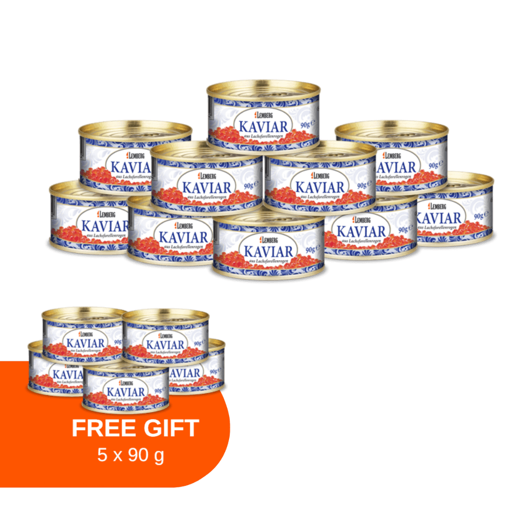 Caviar de Trucha Salmonada, 10+5 x 90g