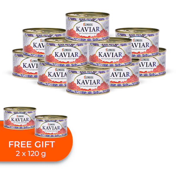 Salmon Trout Caviar, 10+2, 120g