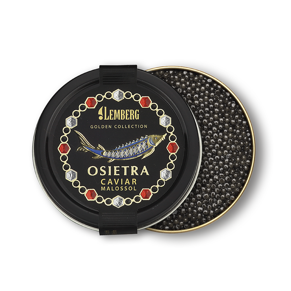 Caja de regalo de caviar, 3 x 50 g