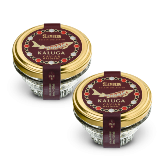 Caviar d'esturgeon KALUGA, 2 x 50g